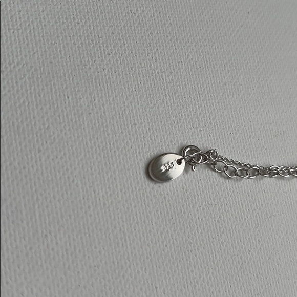 Dainty Sterling Forever Silver & Cubic Zirconia Necklace - Picture 6 of 9
